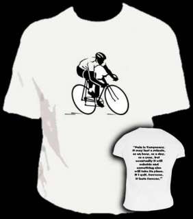 Lance Armstrong quote cycling Tshirt Multi colours 2  