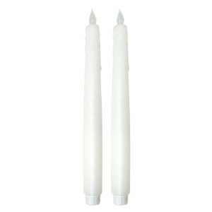  Gerson 36051 2 Peices Set Wax Drip Finish Taper Candle 