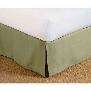   Linen Bed Skirt By Charles P. Rogers   King Bed Skirt: Home & Kitchen