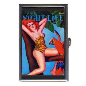 FRENCH NIGHT LIFE 1937 JUNGLE PIN UP Coin, Mint or Pill Box: Made in 