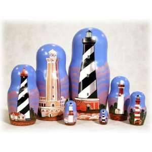  Lighthouses of America Doll 7pc./8 