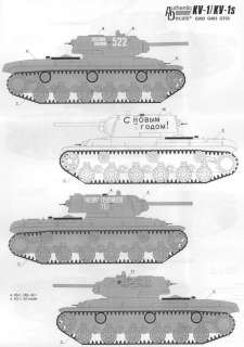 Authentic Decals 1/35 Russian KV 1 & KV 1S TANK  