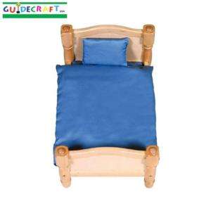 New Wooden Kids Toy Baby Doll Wood Bed   Natural  