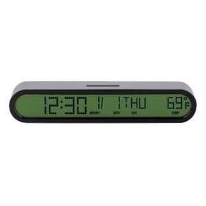  Lexon Jet Travel Alarm Clock in Gunmetal Finish 