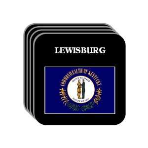 US State Flag   LEWISBURG, Kentucky (KY) Set of 4 Mini 