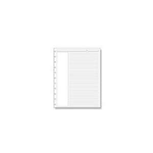   Annotation Ruled Perforated Refill Sheets, Letter