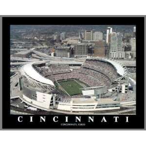  Cincinnati Bengals   Paul Brown Stadium Aerial   Lg   Wood 