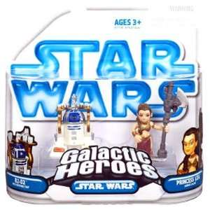  Star Wars Galactic Heroes Mini Figure 2Pack R2D2 with 