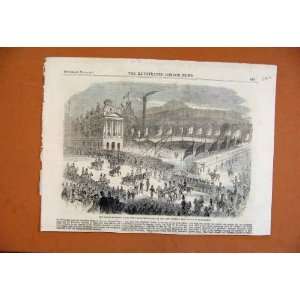  Prince Consort Laying Foundation Stone Post Office 1861 
