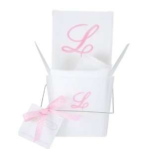  little layette gift set   monogrammed initial: Baby