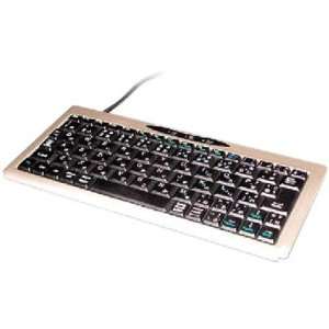   key mini keyboard w/ 104 keys function ( Black & Silver ): Electronics