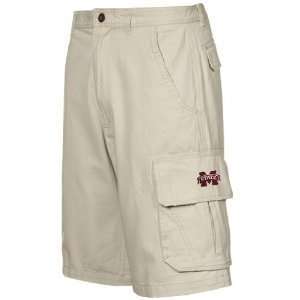  Mississippi State Bulldogs Khaki Cargo Shorts