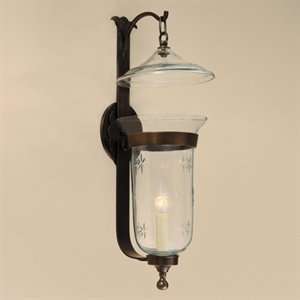   JVI Designs 1000 08 Clear Large Bell Jar Wall Sconce: Home Improvement