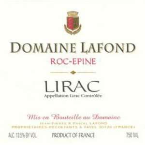  2009 Domaine J.P. Lafond Lirac Rouge 750ml Grocery 