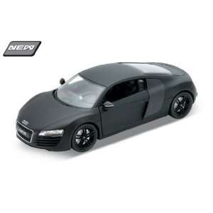  Audi R8 Matt Black 1/24 Toys & Games
