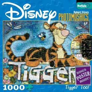  Buffalo Games Tigger Too Photomosaic 1026 Piece Puzzle 
