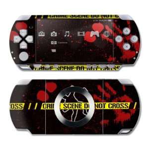  Crime Scene Design Skin Decal Sticker for the PS3 Slim 