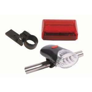  2 Pc Bicycle Safety Light Set for Front and Back: Home 