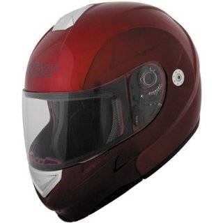 KBC FFR Modular Motorcycle Helmet Large Dark Metallic Red