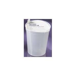  Urinalysis Container 6oz Clear Plastic   500/Case   w/Lid 