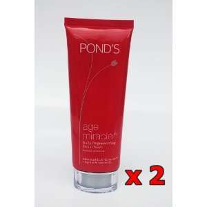  2 x PONDS Age miracle Daily Regenerating Facial Foam 100g 