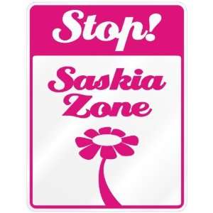    New  Stop  Saskia Zone  Parking Sign Name
