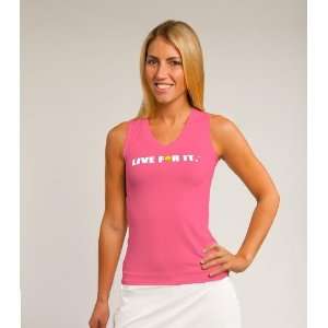 Cruise Control LIVE FOR IT Tennis Womens Performance Sleeveless Tank 