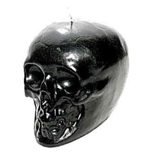  POWERFUL SKULL CANDLE BLACK 