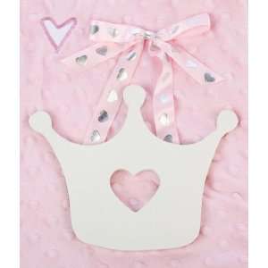   Pink Star Ribbon Hanger Nursery Decor or Baby Shower Decoration Baby