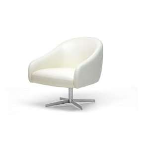   Leather Modern Swivel Chair By Wholesale Interiors