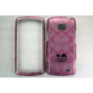   ALLY C STYLE PINK CASE/COVER WITH METALLIC 3D EFFECT 