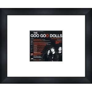 GOO GOO DOLLS UK Tour 2006   Custom Framed Original Ad   Framed Music 