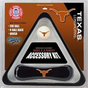  Texas Longhorns College Billiard Accessory Kit: Sports 