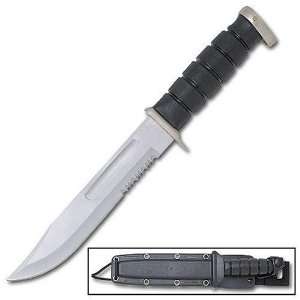 The military style Marine Drop Point Survival Knife  