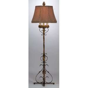 Fine Art Lamps 221120, Castile Tall 3 Way Chandelier Floor Lamp, 1 