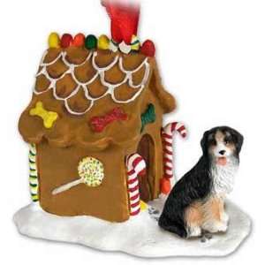  Bernese Mountain Dog Gingerbread House Christmas Ornament 