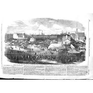  1852 SHOW MANCHESTER LIVERPOOL AGRICULTURAL HAYMARKET 