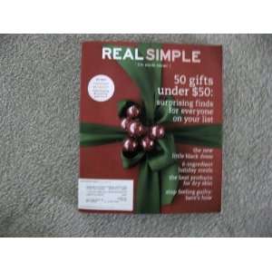  Real Simple Magazine December 2007 