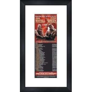  PETER GREEN UK Tour 2002   Custom Framed Original Ad 