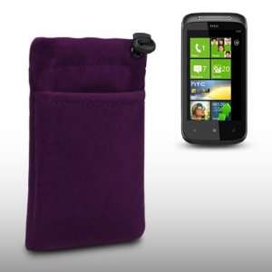  HTC 7 MOZART SOFT CLOTH POUCH CASE / COVER / BAG WITH 