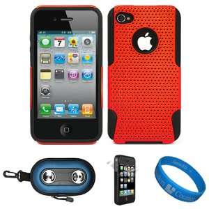  Case with Black Rubberized Soft Silicone Skin Cover for Apple iPhone 