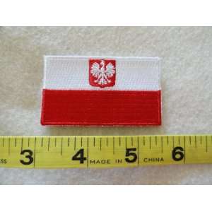    Flag   Red and White, Unknown Country Patch 