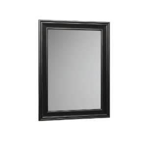   Black Traditional Style 24 x 32 Traditional Style Wood Framed Mirror
