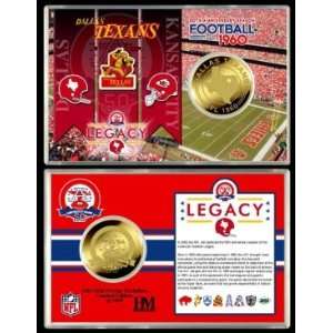  Kansas City Chiefs AFL 50th Anniversary 24KT Gold Coin 