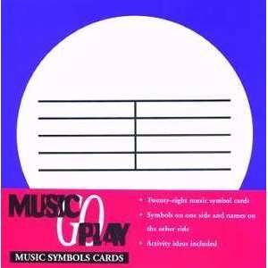  Set of 28 Music Symbols Cards Musical Instruments