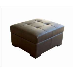  Beiste Multifunctional Leather Storage Ottoman/Bed in Dark 