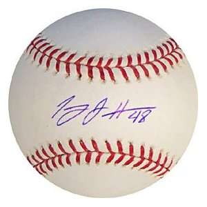  Tommy J. Hanson Autographed / Signed Baseball Sports 