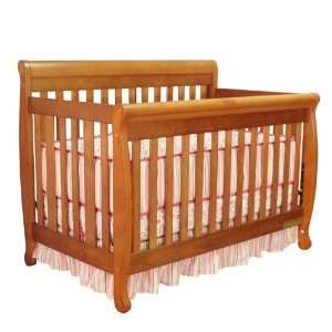  Convertible Baby Crib Casual Style in Pecan Finish: Home 