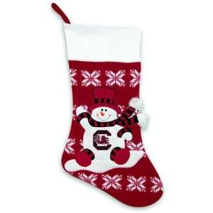  South Carolina Snowman Knit Stocking