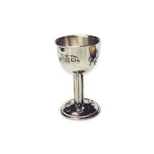 Sterling Silver Kiddush Cup with Fruit Blessing